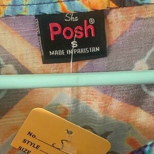 Posh Colorful Long Sleeve Dress